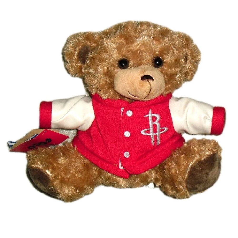 Houston Rockets Bear Plush Stuffed Animal 11 Inch New Foco Nba